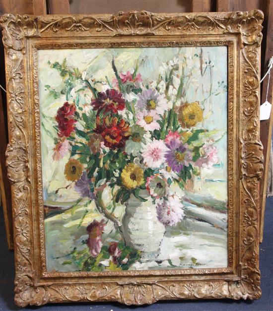 § Dorothea Sharp (1874-1955) Flower Study 23.5 x 19.5in.